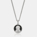 Enamel Jesus (Silver)