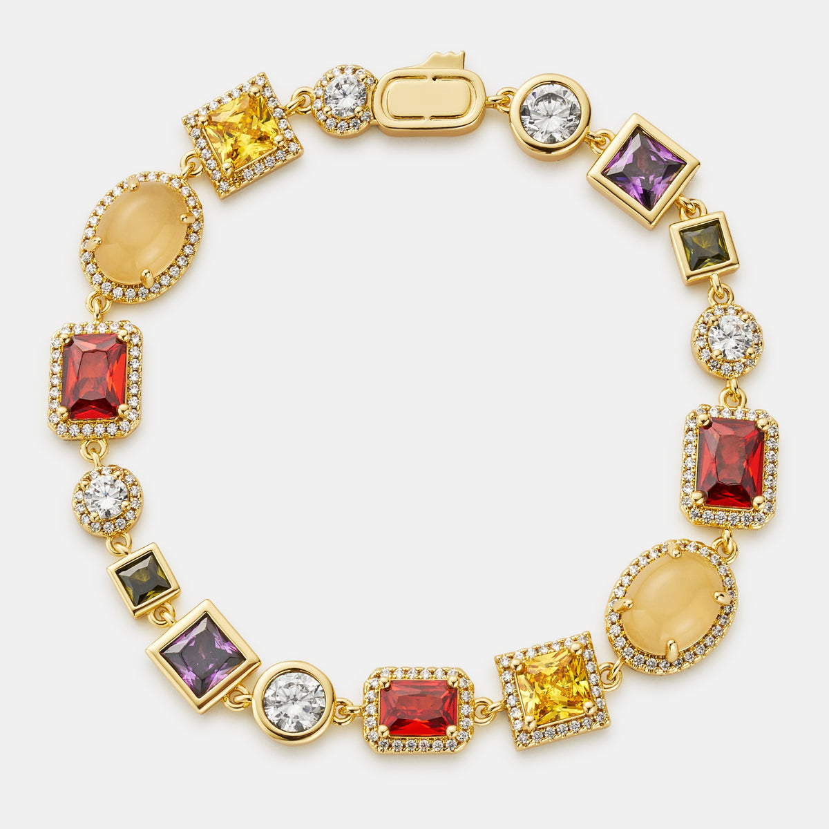 Gemstone Bracelet (Gold)