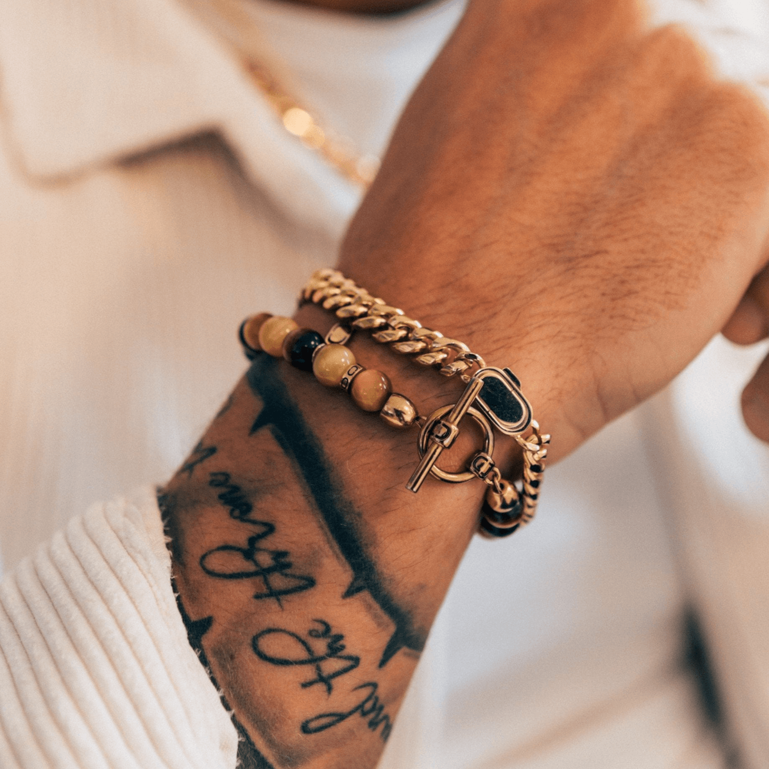 Cuban Bracelet (Gold) 8mm