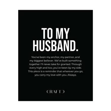 To My Husband