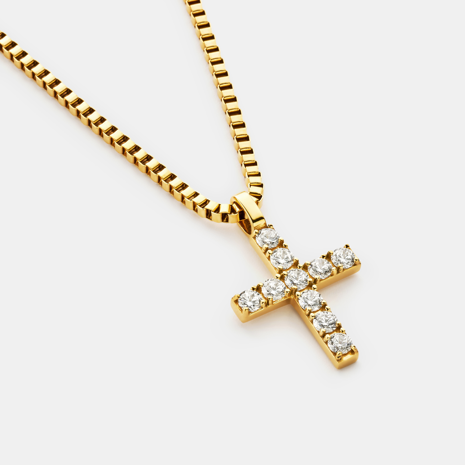 Iced Cross (Gold)
