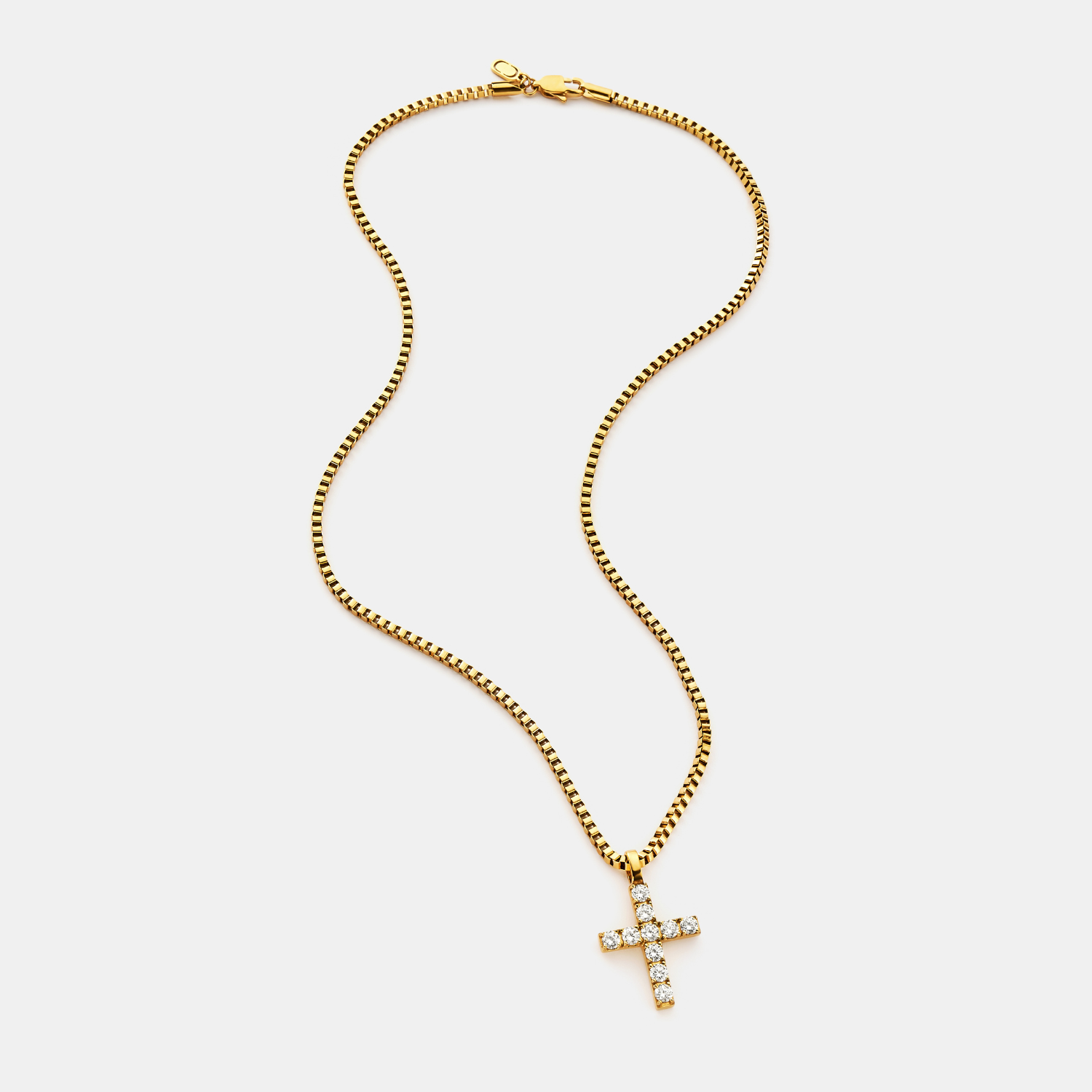 Iced Cross (Gold)