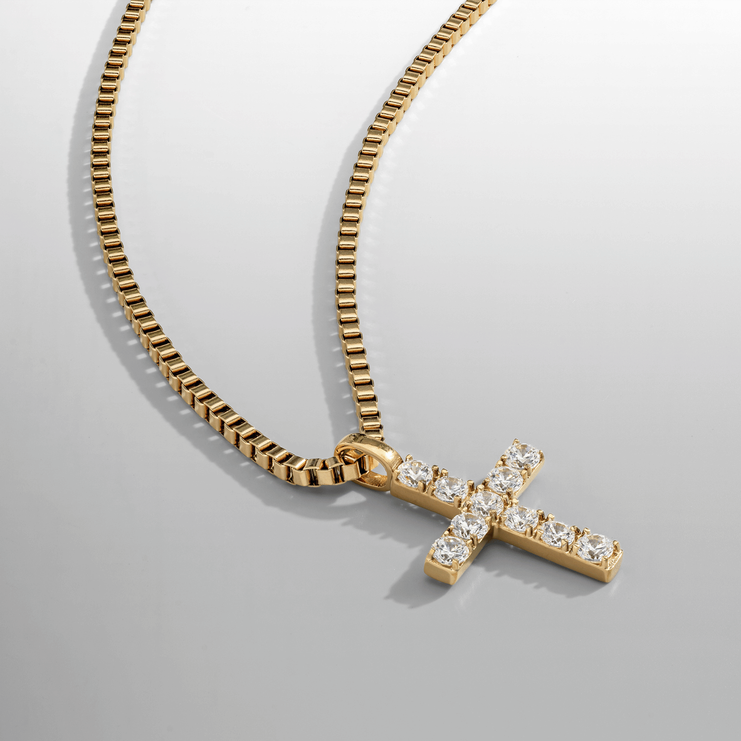 Iced Cross (Gold)