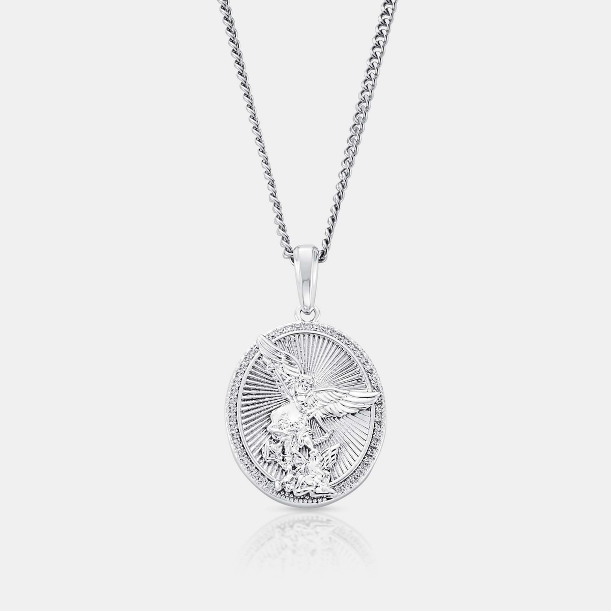 Iced St Michael (Silver)