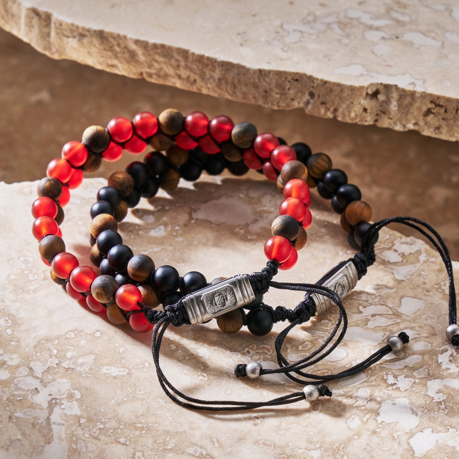 Jasper Stack Bead Bracelet