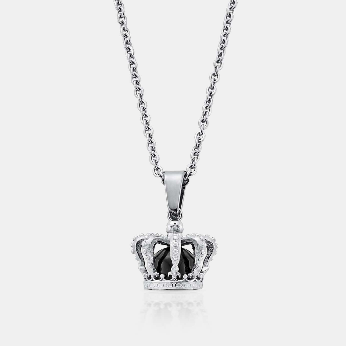 Men's King's Crown Pendant (Silver) Men's King's Crown Pendant (Silver)