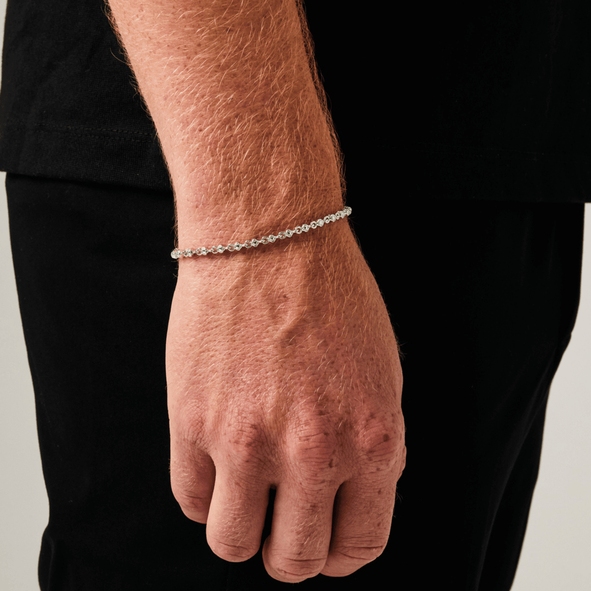 Rosary Bracelet (Silver)