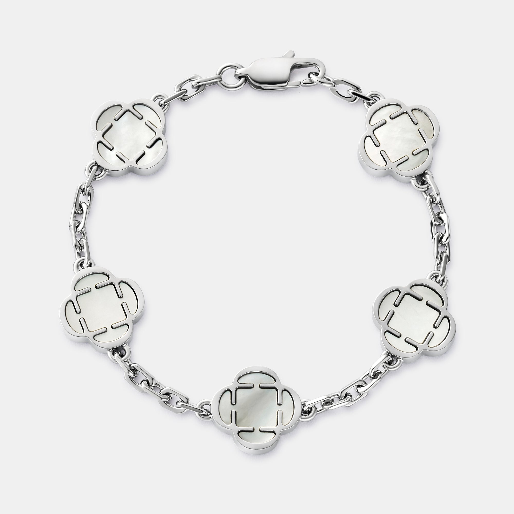 CRAFTD London CLOVER STONE BRACELET 新品 Blue Clover Stone Bracelet (Silver)