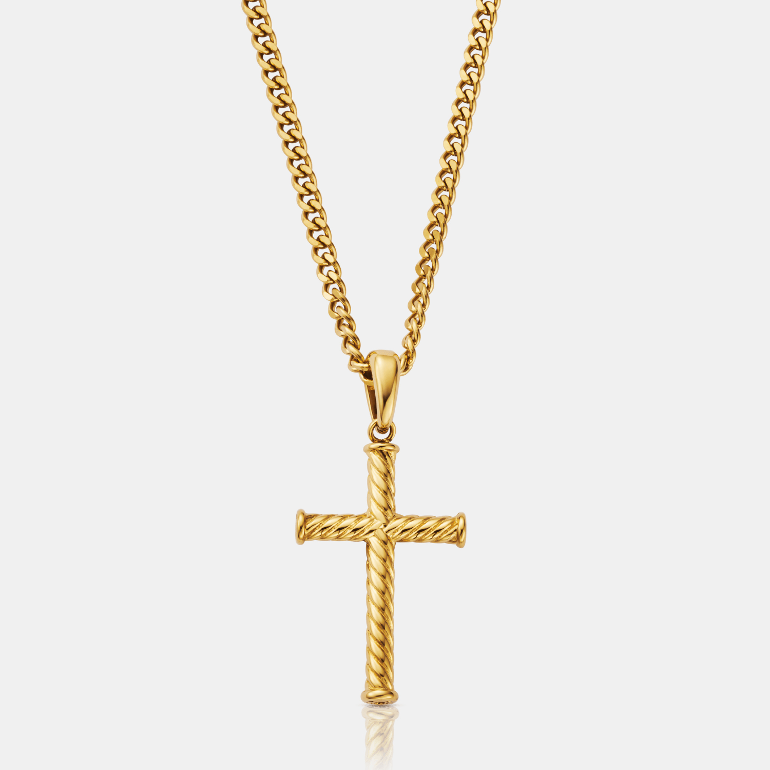 Rope Cross (Gold)