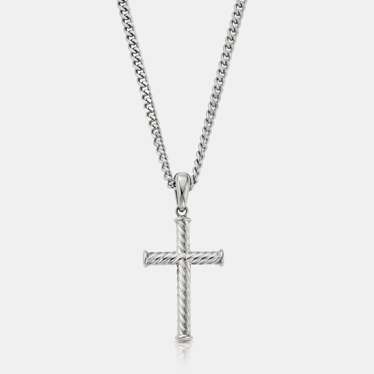 Rope Cross (Silver)