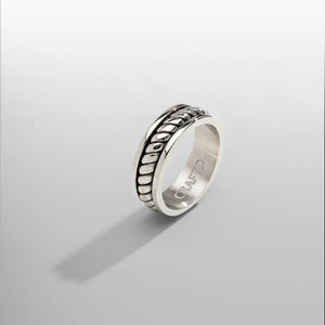 Anillo de cuerda (plata)
