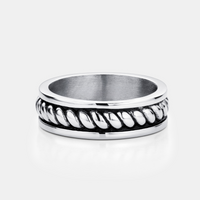Rope Ring (Silver)