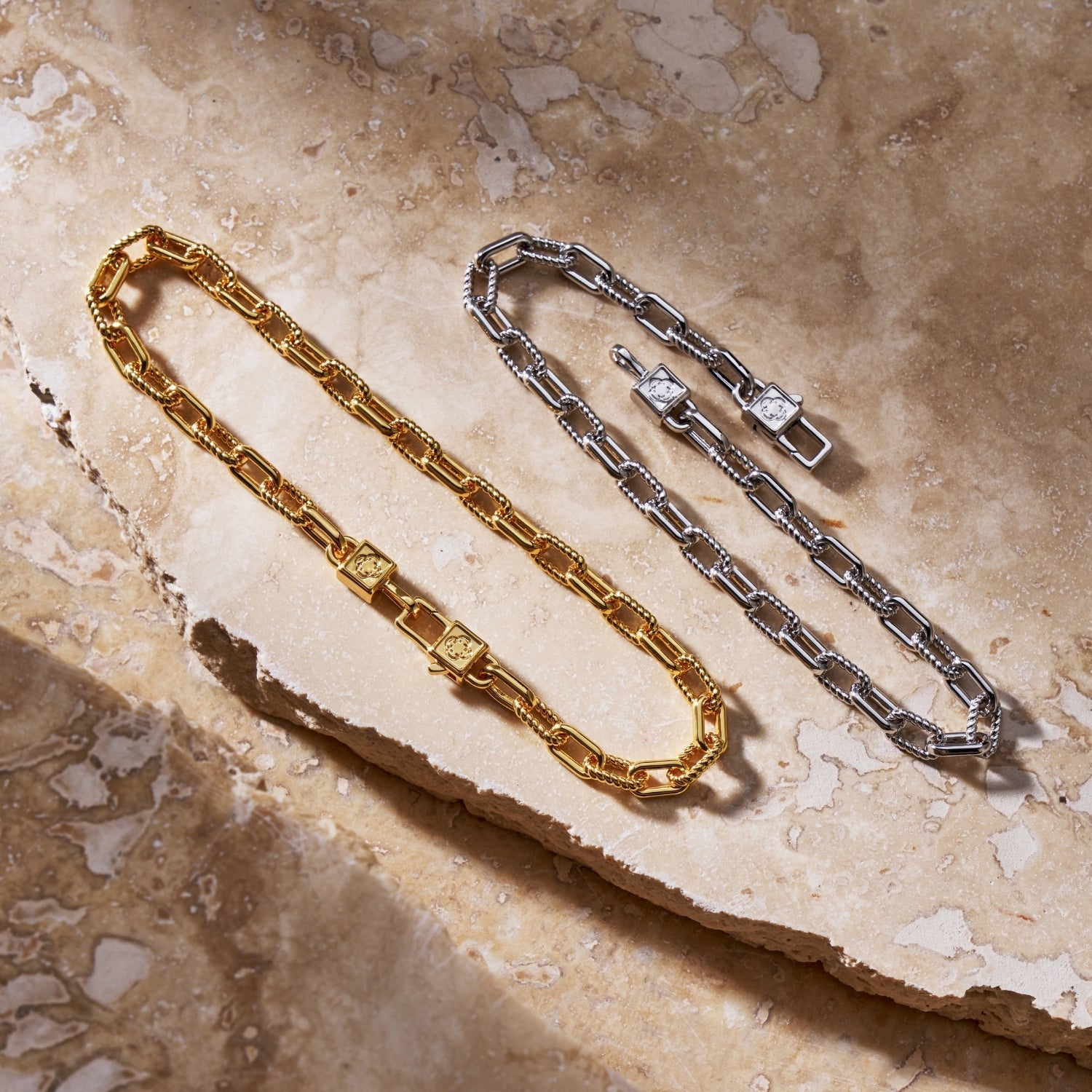 Rope Link Bracelet (Gold)