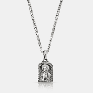 Sacred Heart Jesus (Silver)