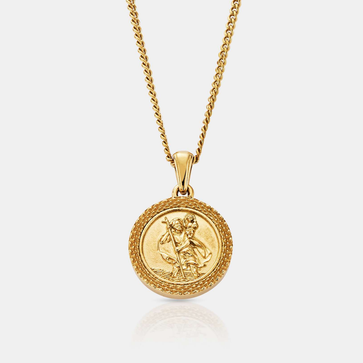 CRAFTD London ネックレス ST CHRISTOPHER 2.0 ペンダント St Christopher 2.0 (Gold)