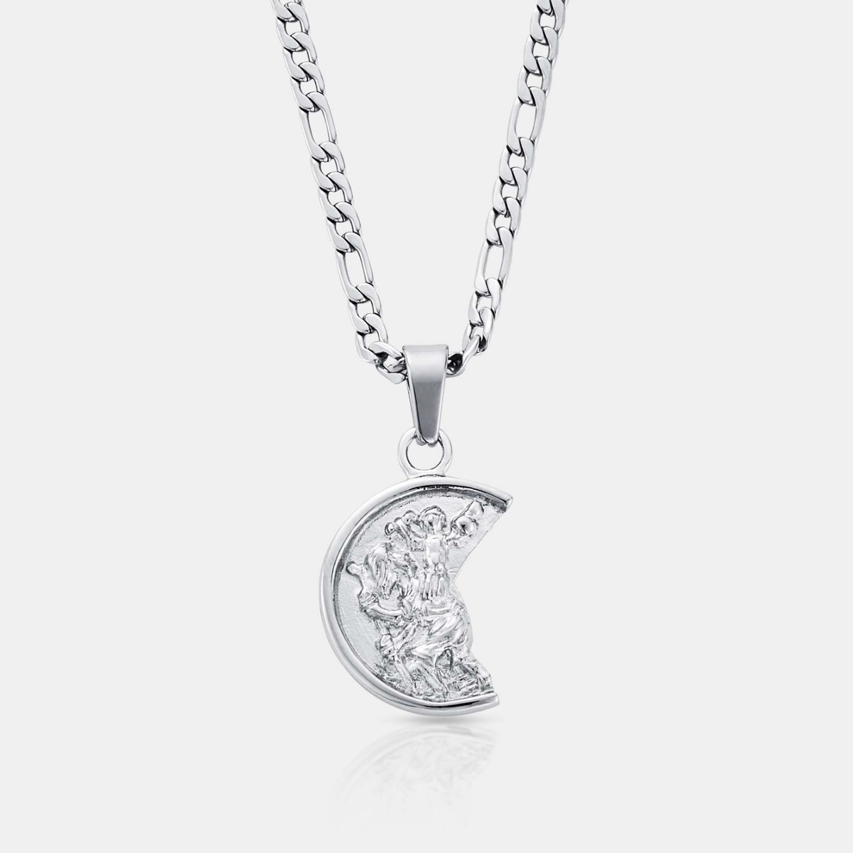 CRAFTD London ネックレス ST CHRISTOPHER 2.0 ペンダント St Christopher Pendant | Silver | CRAFTD London