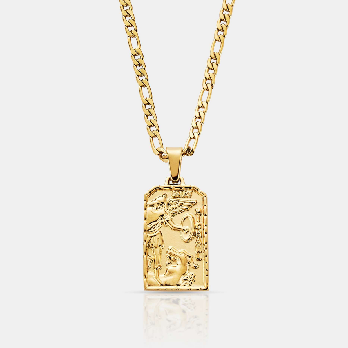 St Michael Necklace | St Michael Pendant Gold | CRAFTD London