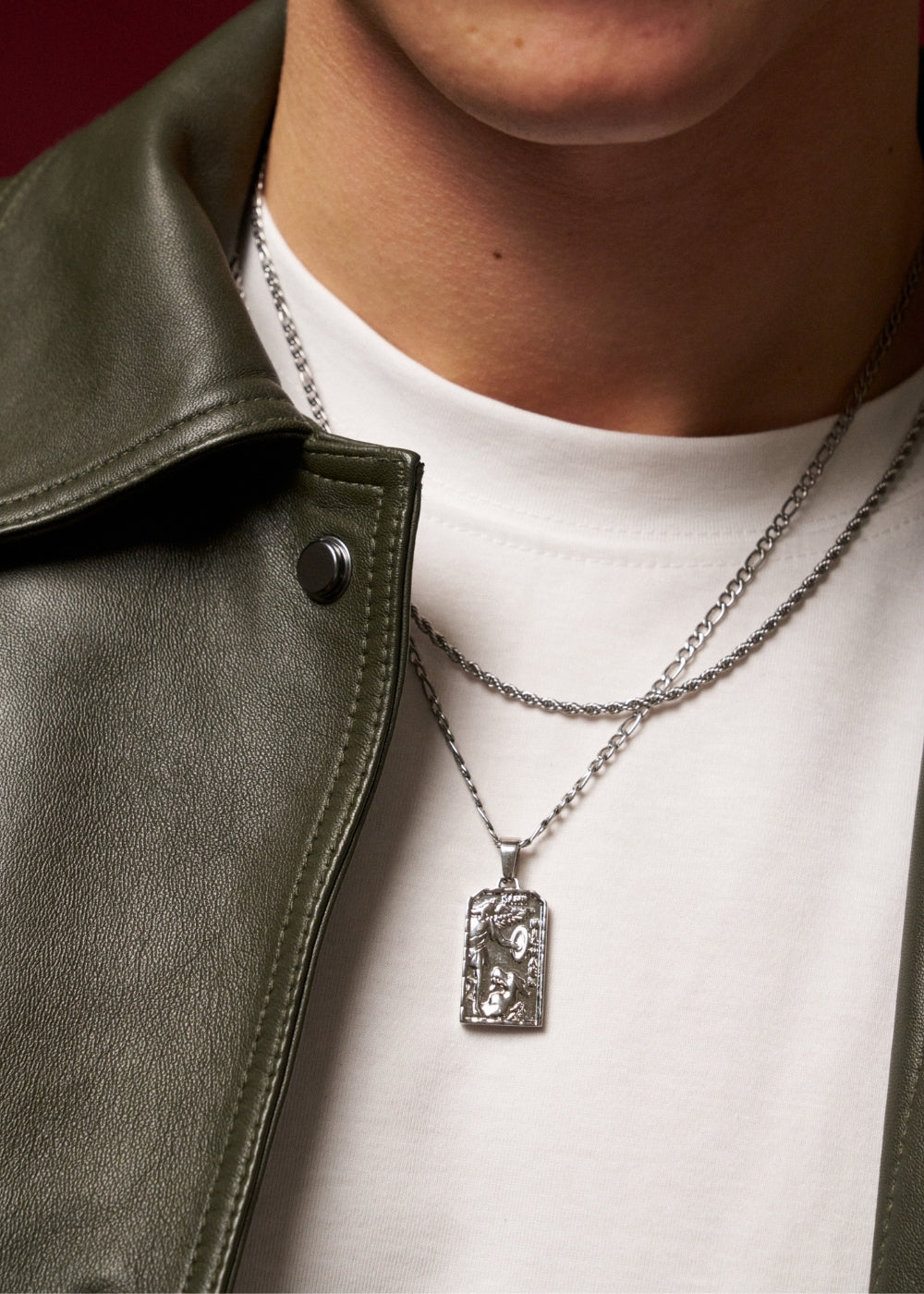 Iced Gemstone Necklace (Gold)