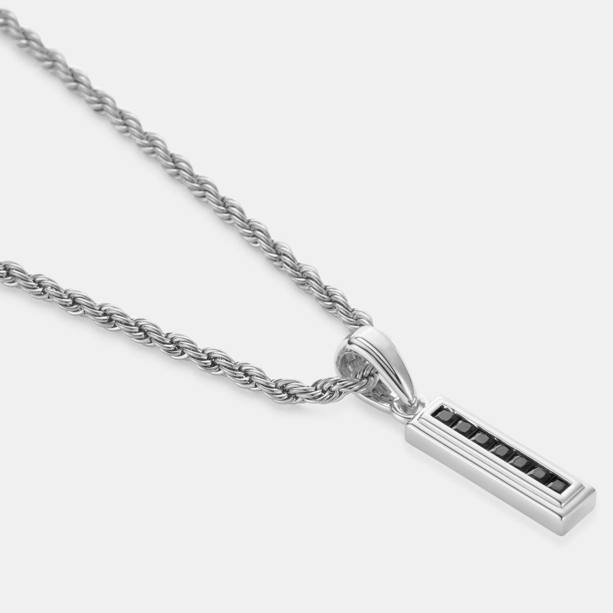 Mini Onyx Stone Totem (Silver)