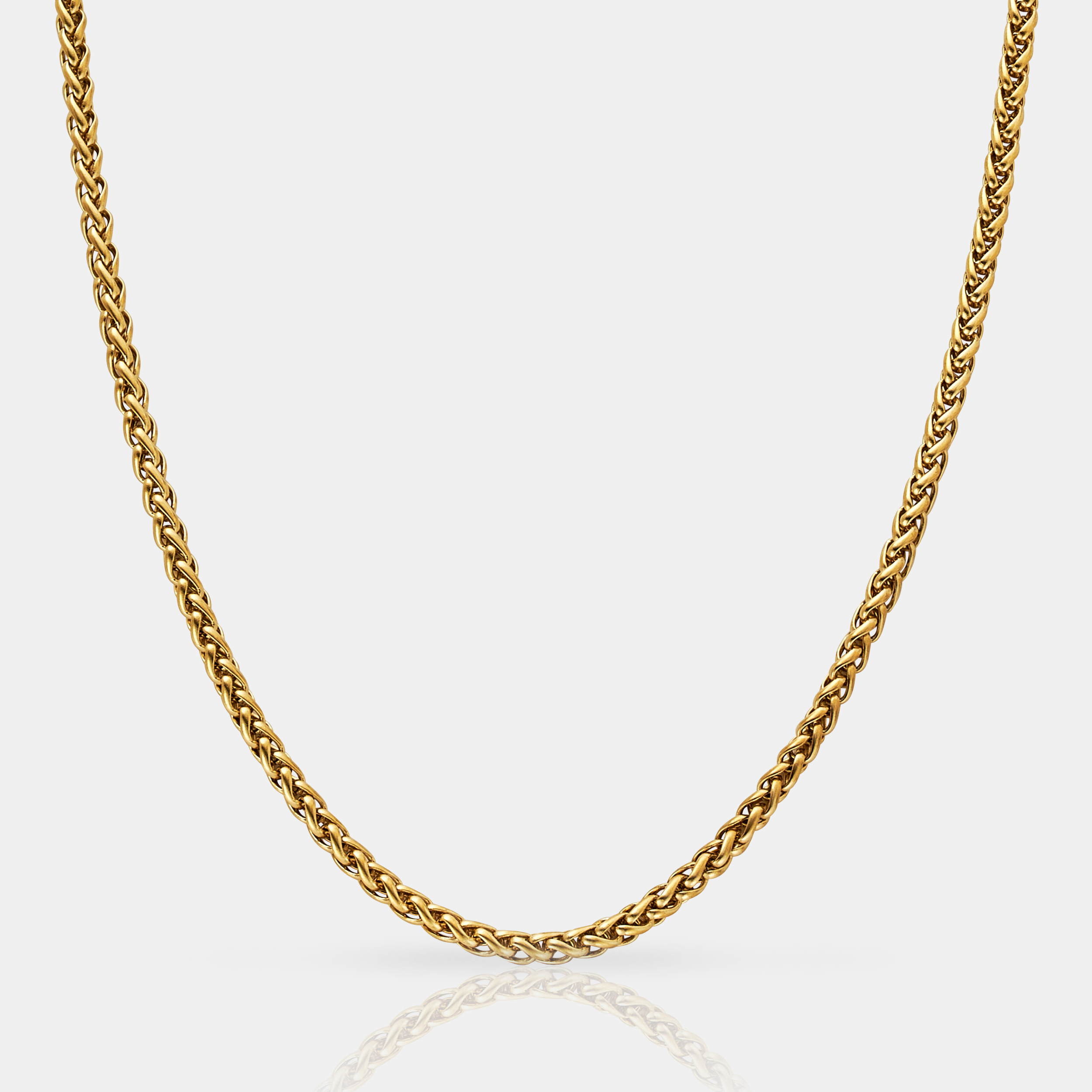Wheat Bracelet (Gold) 3mm