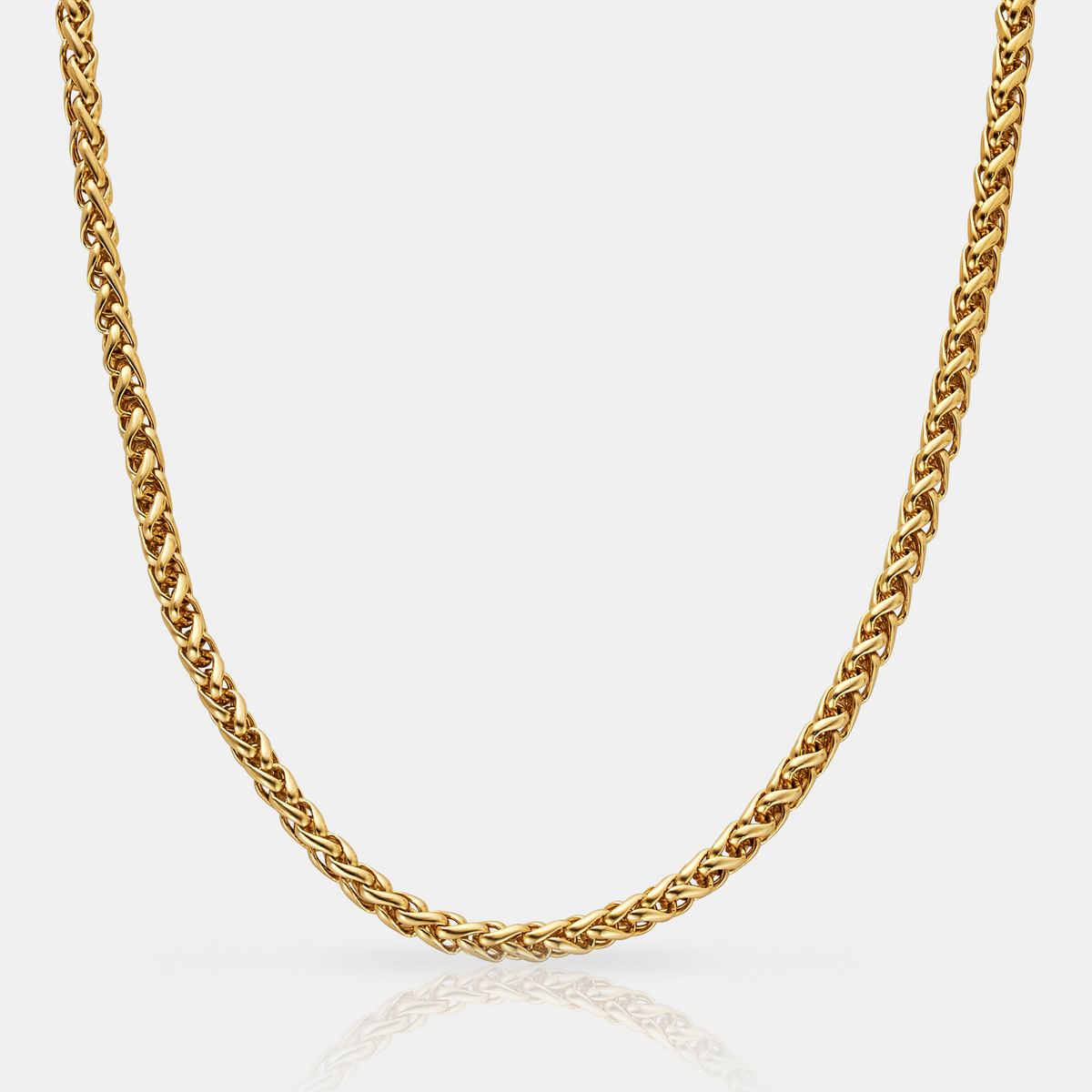 日本未入荷 【CRAFTD London 】WHEAT 5MM SET Wheat Chain | Gold Wheat Chain (5mm) | CRAFTD London