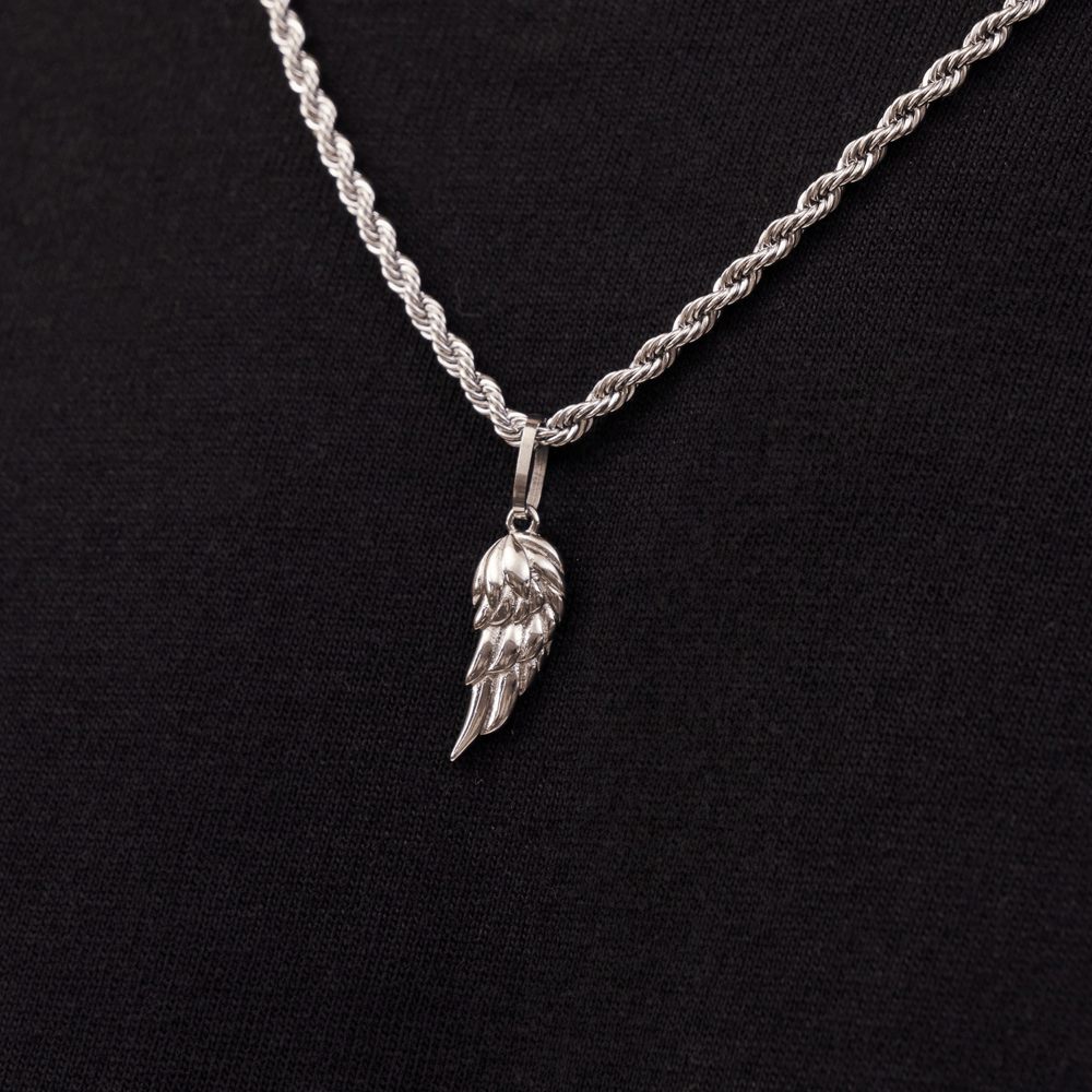 Wing Necklace | Silver | CRAFTD London