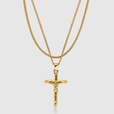 Crucifix Set (Gold)