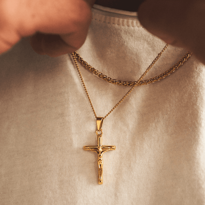 Crucifix Set (Gold)