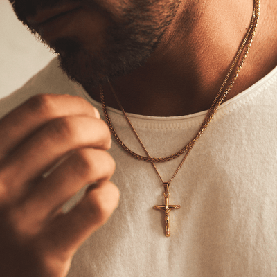 Crucifix Set (Gold)