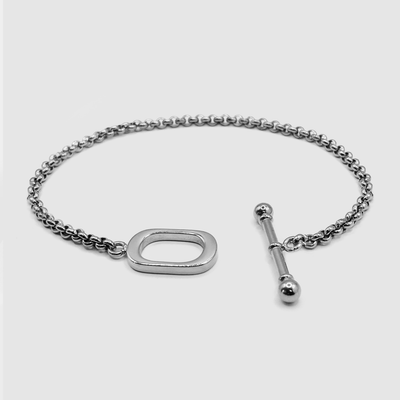 Belcher Toggle Bracelet (Silver)