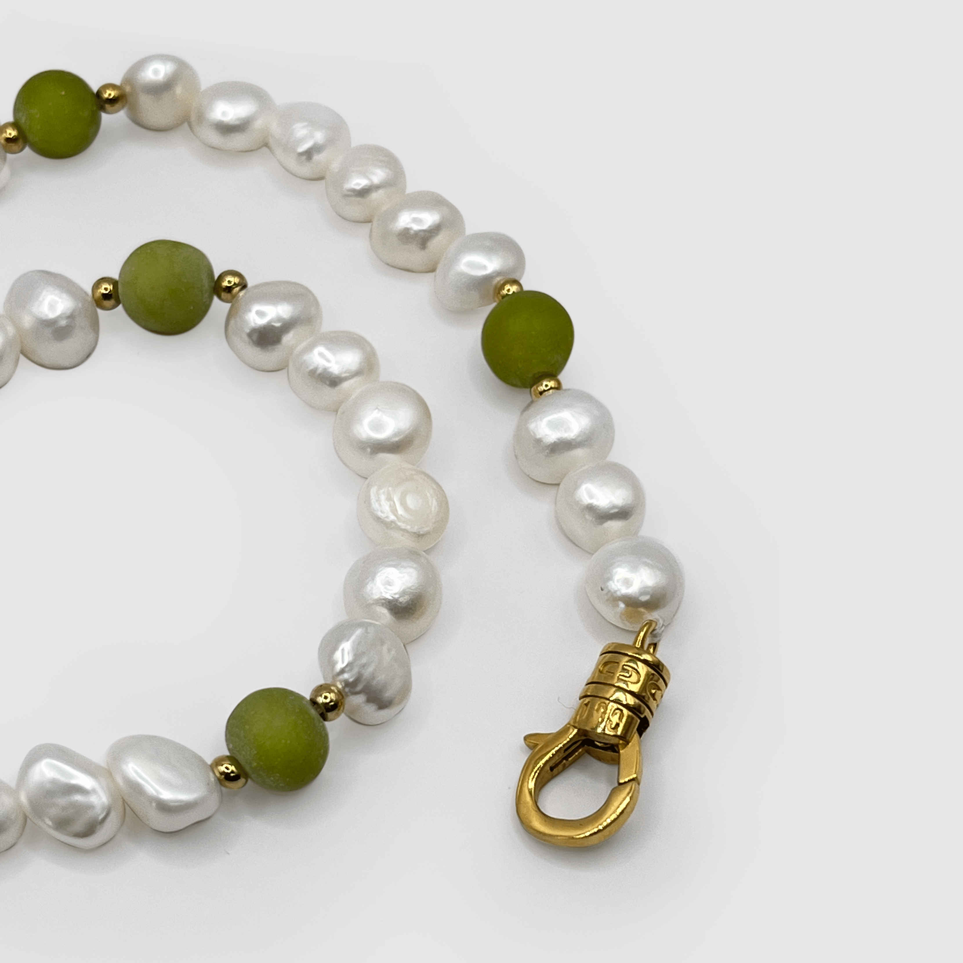 Forest Green - Real Pearl Necklace