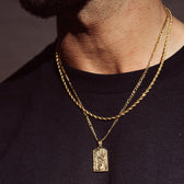 St Michael Necklace | St Michael Pendant Gold | CRAFTD London