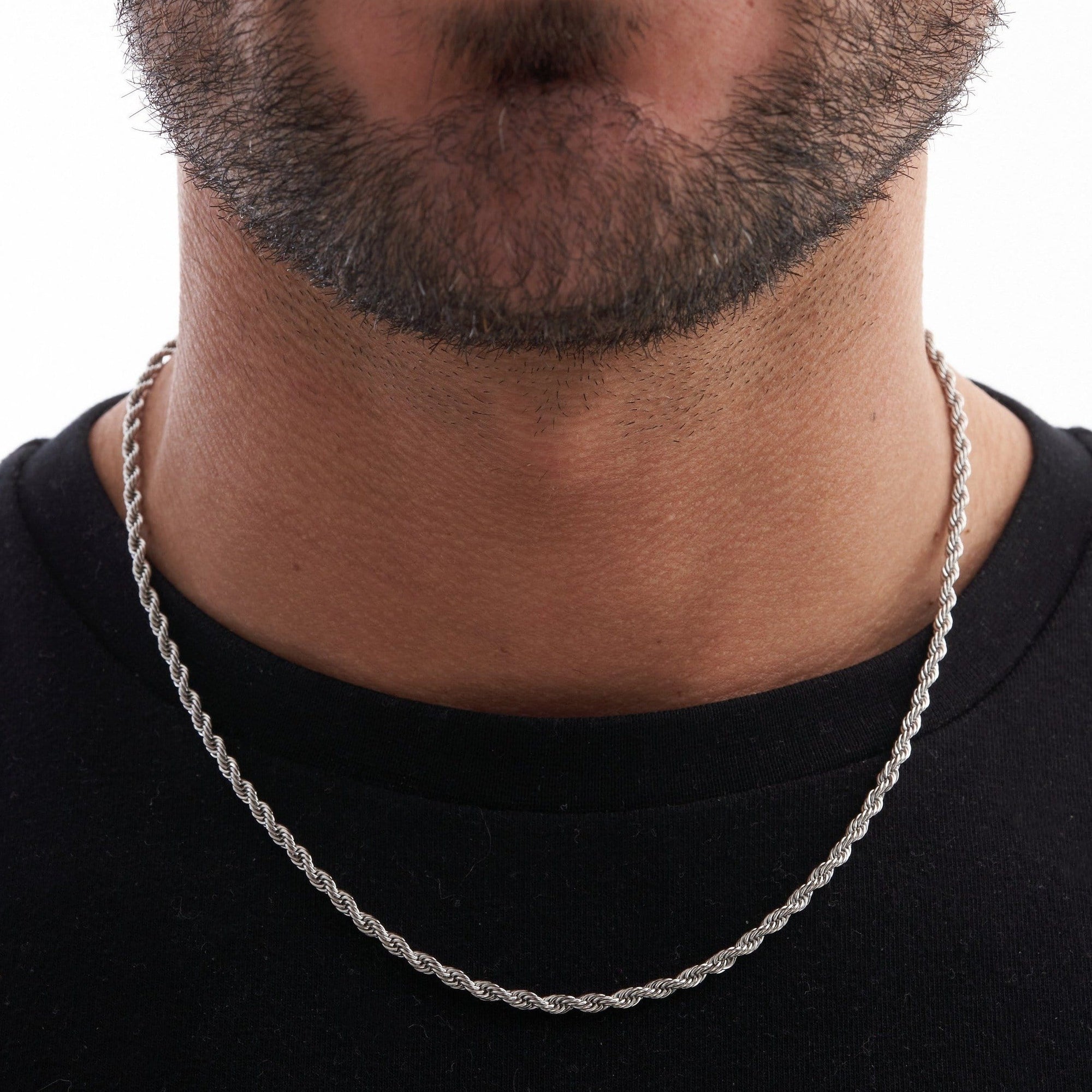 3MM Rope Chain | Silver CRAFTD London
