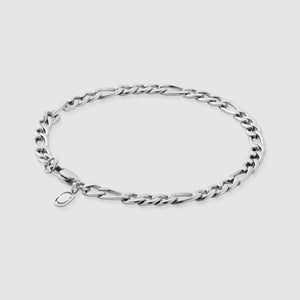 Pulsera Figaro (Plata) 5mm