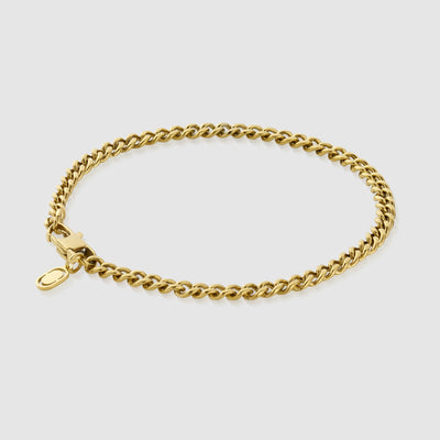 Pulsera Cubana (Oro) 4mm