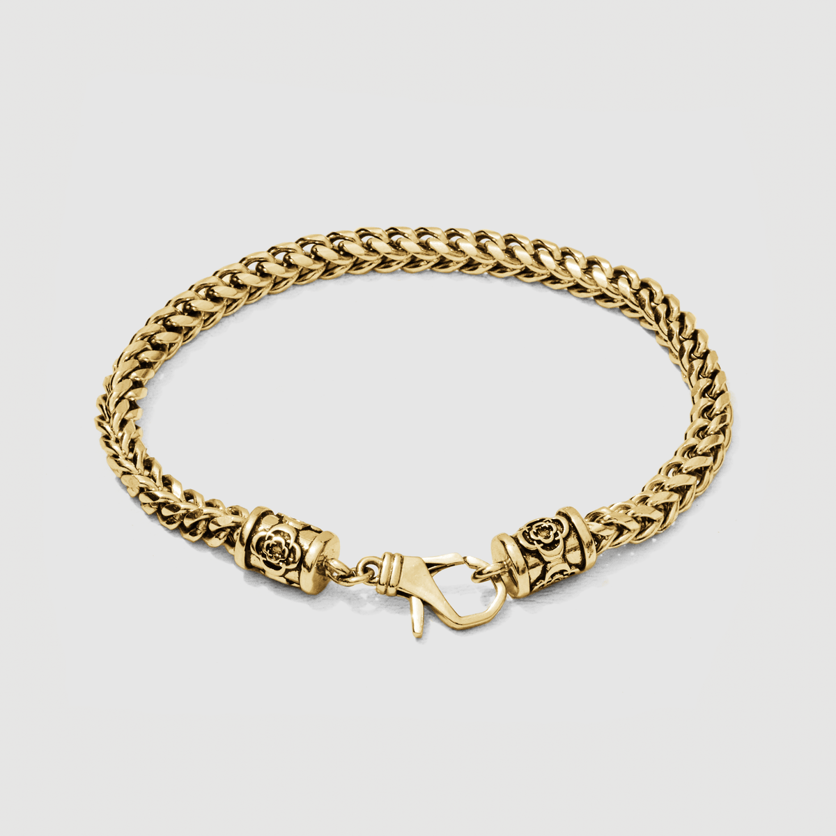 Cobra Chain Men's Bracelet (Gold)