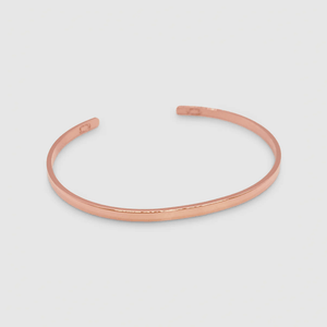 Brazalete clásico de 3 mm (oro rosa)