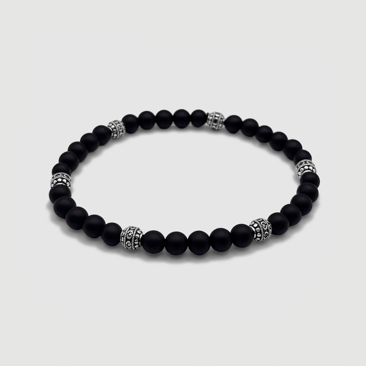 送税込【CRAFTD London】MATTE ONYX STONE BRACELET (2色)国内発 送税込【CRAFTD London】MATTE ONYX STONE BRACELET (2色)国内発
