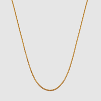 Round Box Chain (Gold) 2mm
