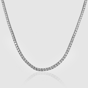 Cadena de tenis (plata) 3 mm
