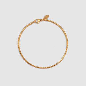 Pulsera Serpiente (Oro) 2mm