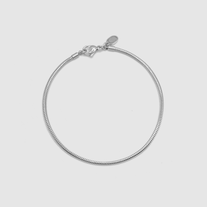 Pulsera Serpiente (Plata) 2mm