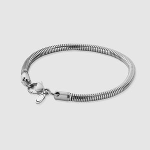 Pulsera Serpiente (Plata) 4mm 