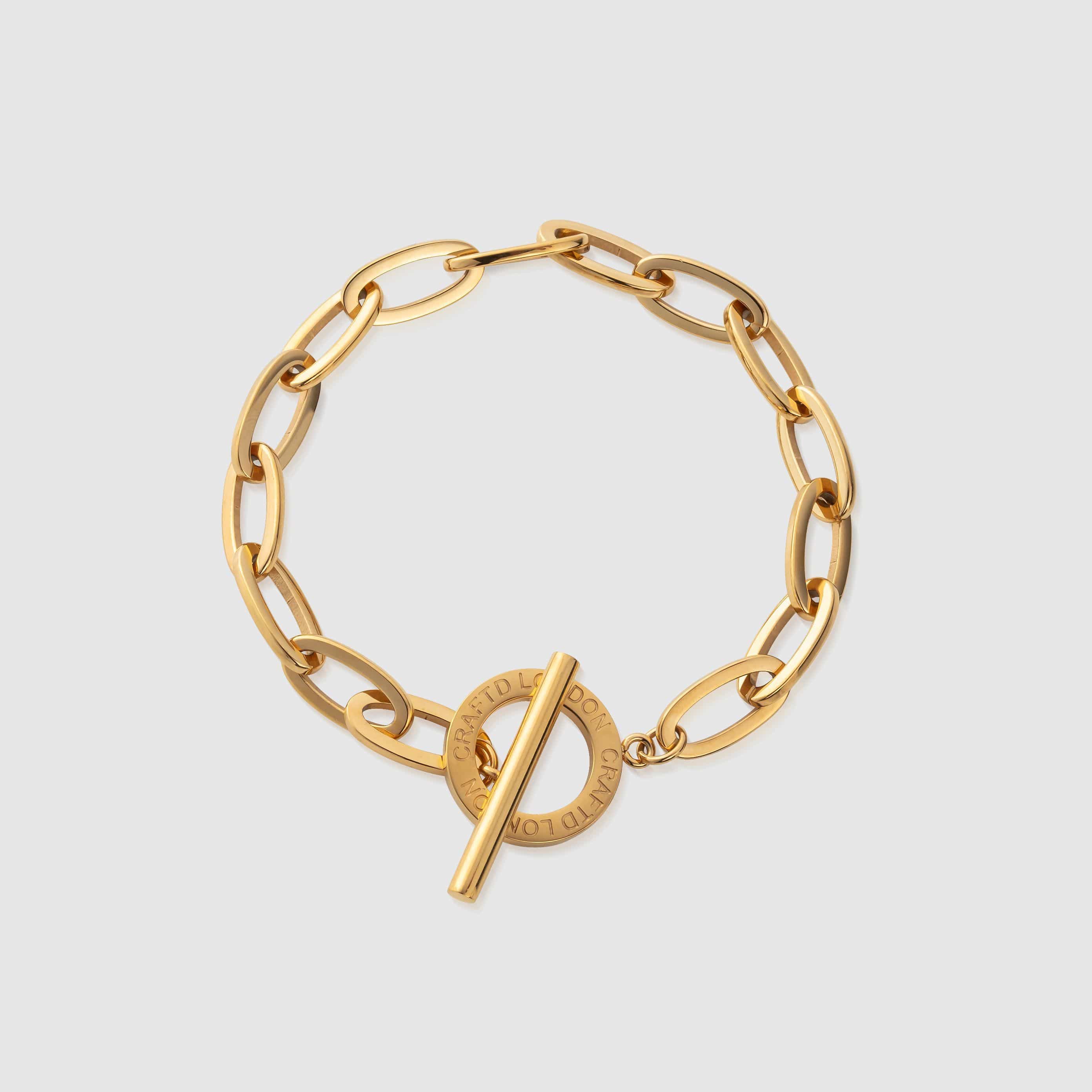 Toggle Belcher Bracelet (Gold)