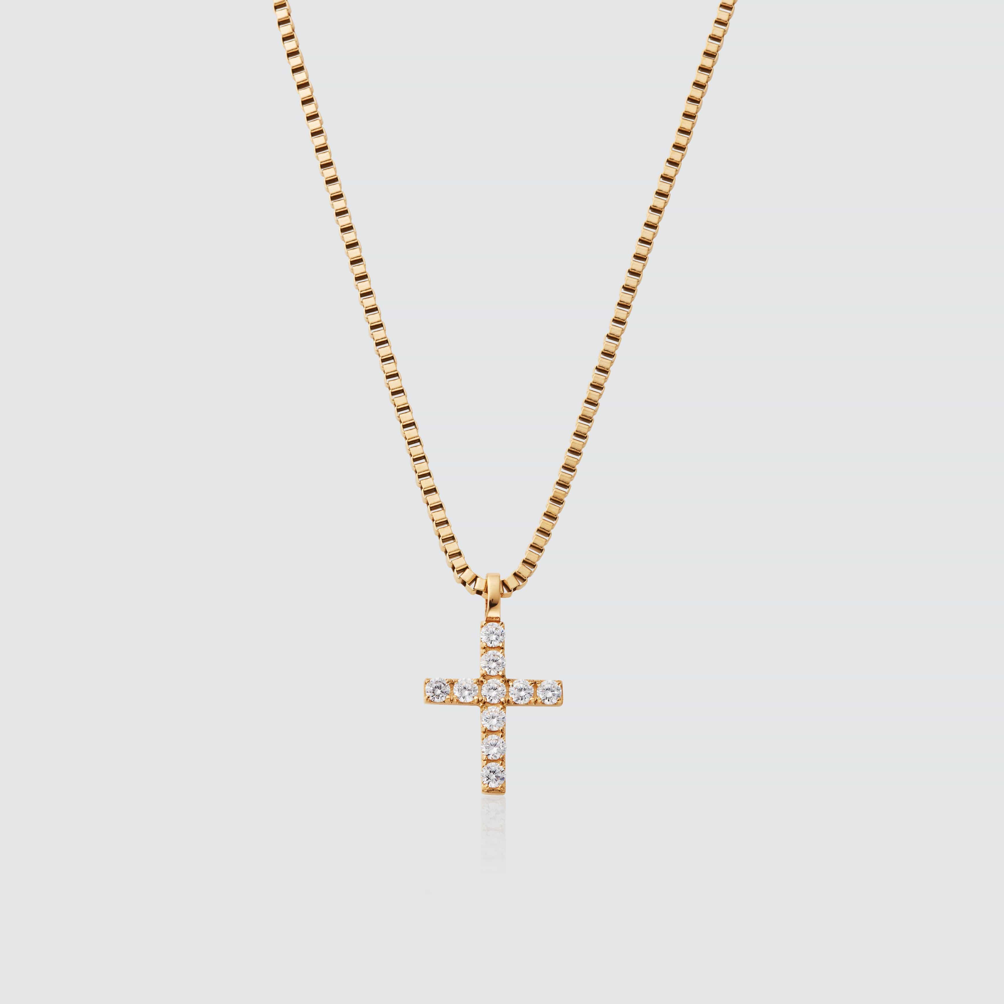 Iced Cross (Gold)