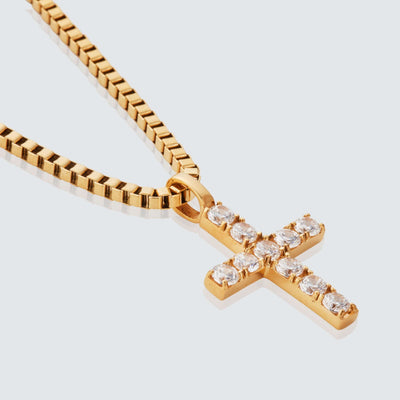 Iced Cross (Gold)