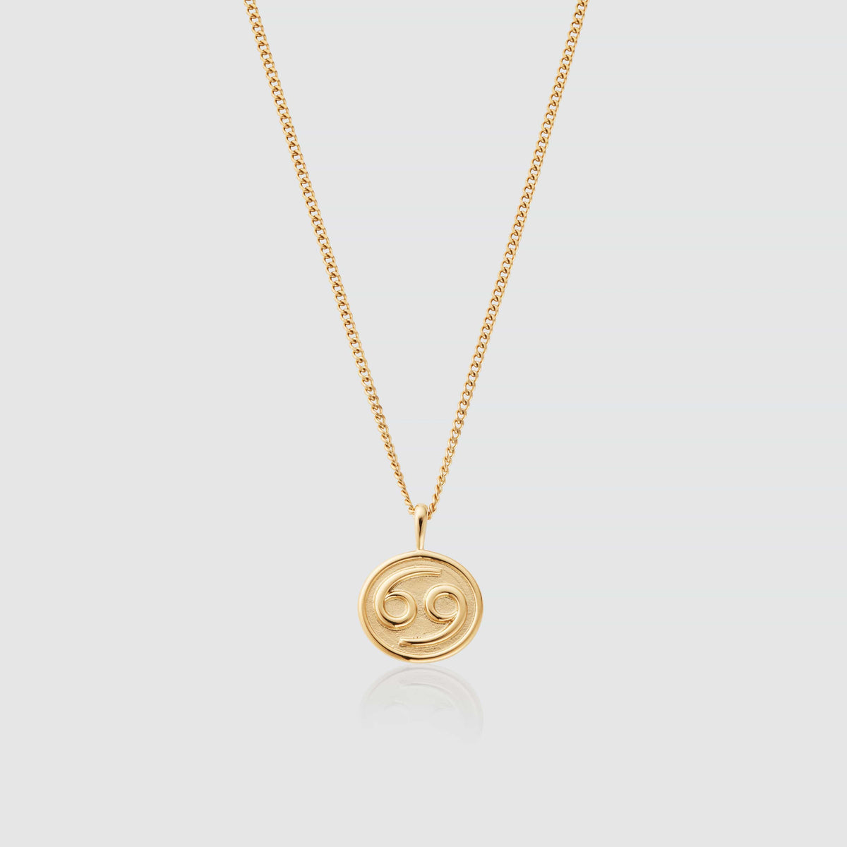 Cancer Pendant & Chain | Gold | CRAFTD London