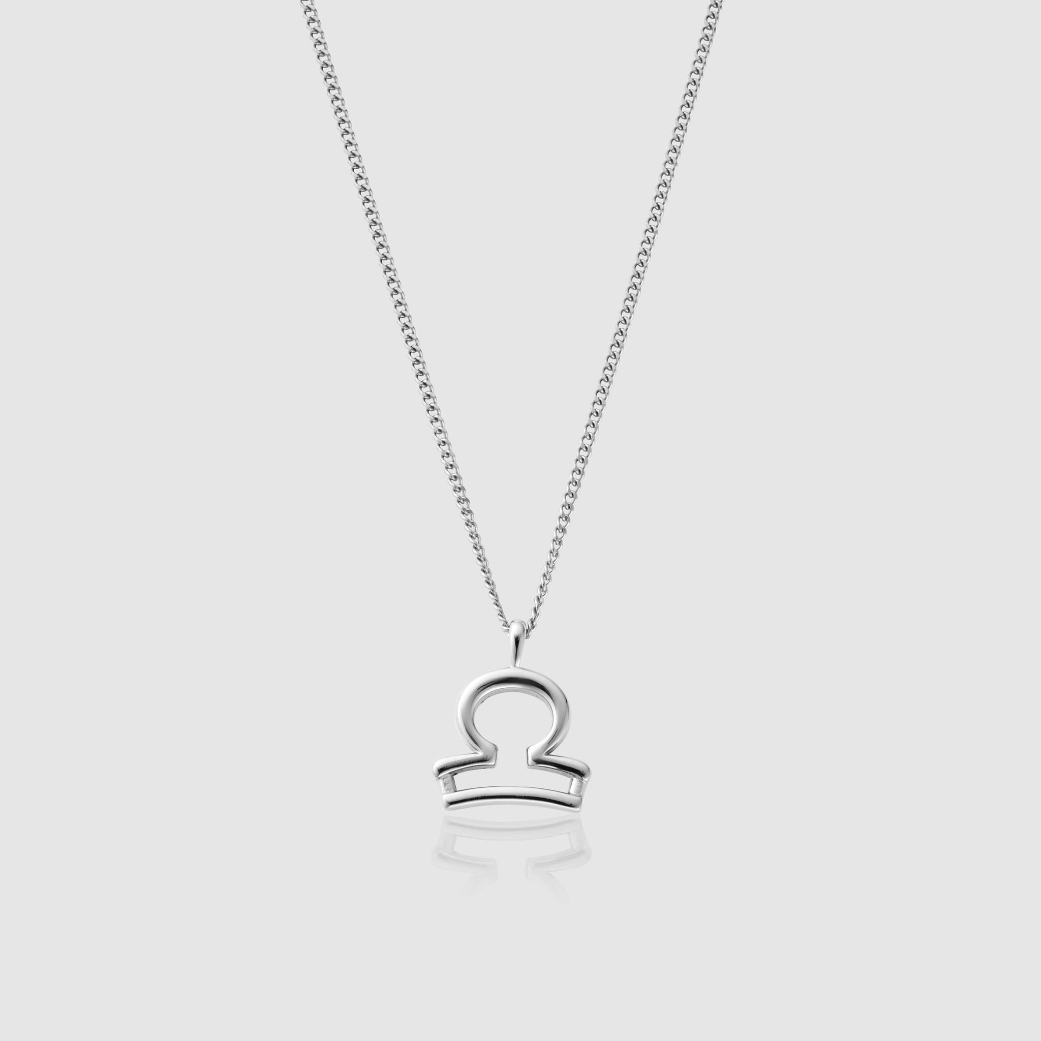 Libra Pendant & Chain | Silver | CRAFTD London