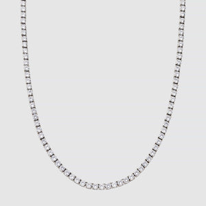 Cadena de tenis (plata) 5 mm
